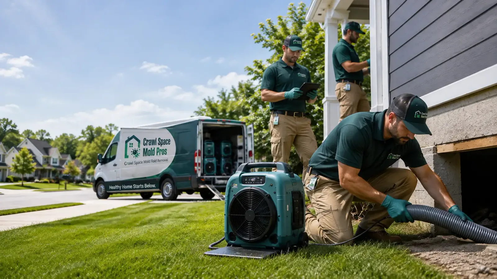 Crawl Space Mold Removal in Jefferson, OH